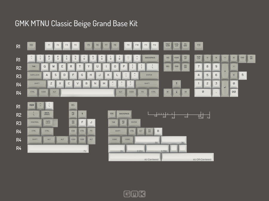 GMK MTNU Classic Beige – Omnitype®