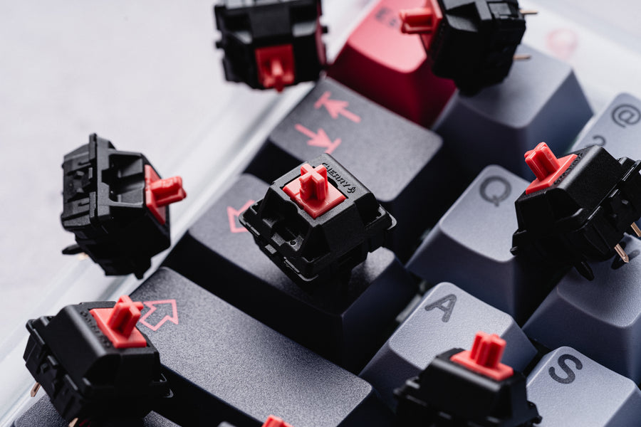 MX2A Silent Red Linear Switches