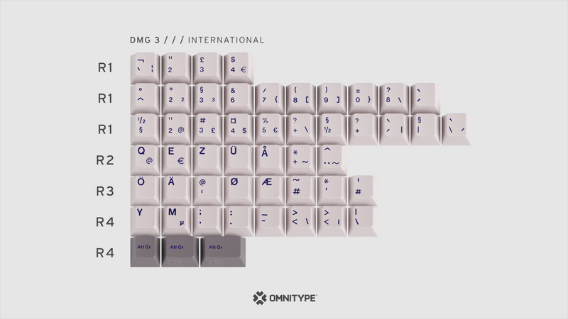 GMK DMG 3 Keycap Set
